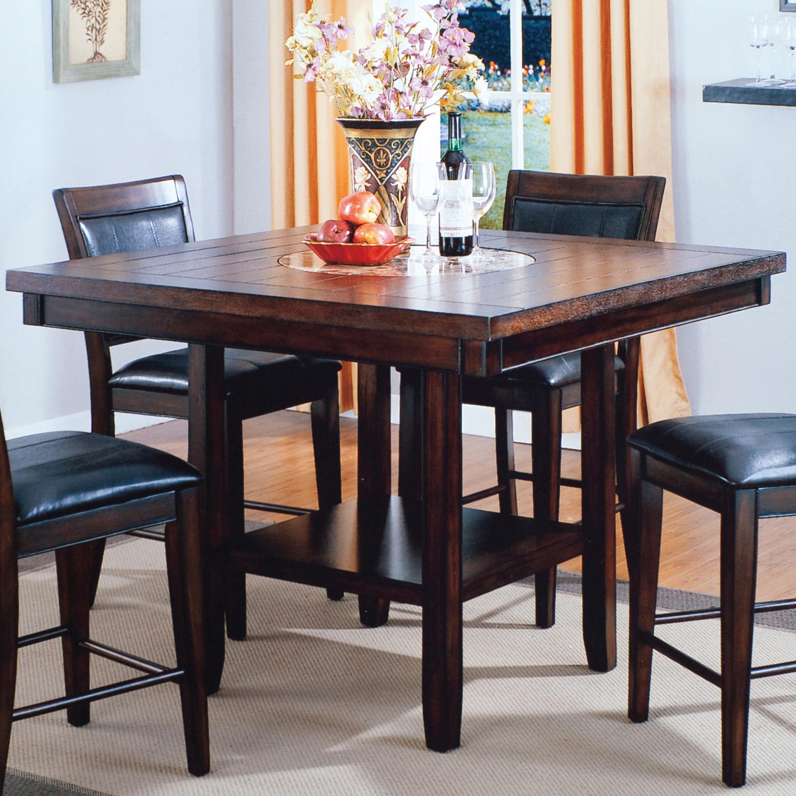 Crown mark dining room shop counter height table